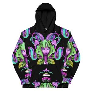 Luna Moth Girl Hoodie